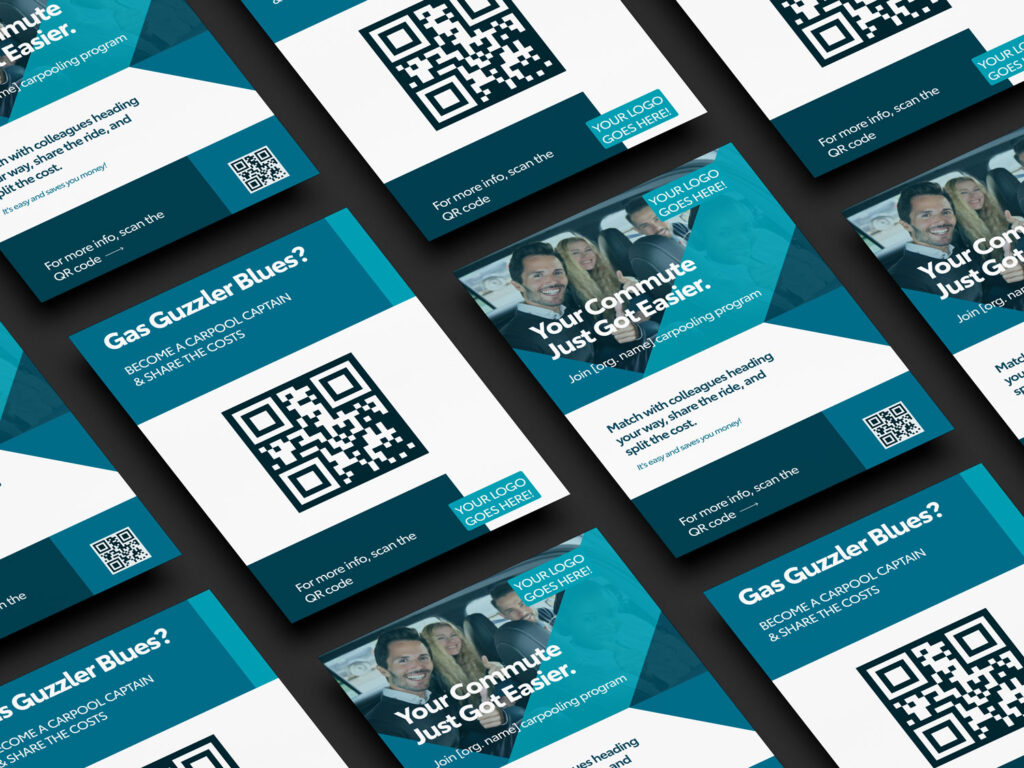 sustainable commuting fliers